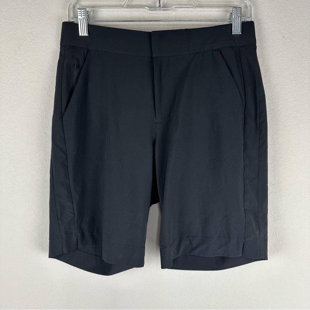 Athleta Black Tribeca 7” Bermuda Athleisure Golf Shorts Size 2
